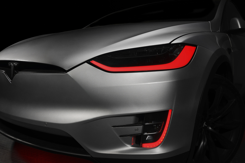 Tesla Model X Headlight & Fog Light DRL Upgrade Kit - ORACLE Lighting - Dynamic ColorSHIFT - Dynamic ColorSHIFT - `16-`21